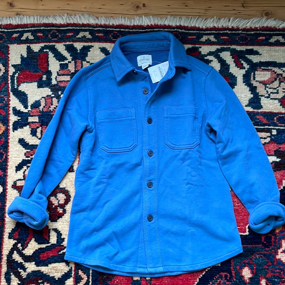 Jcrew crew cuts button down sweatshirt material